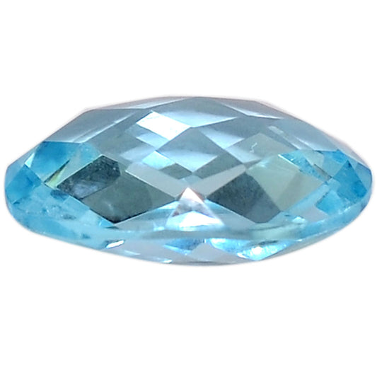 Natural Sky Blue Topaz Oval Brio Shape Standard Cut Loose Gemstone LSY2001