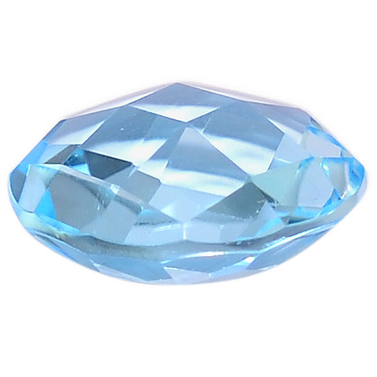 Natural Sky Blue Topaz Round Brio Shape Standard Cut Loose Gemstone LSY2010