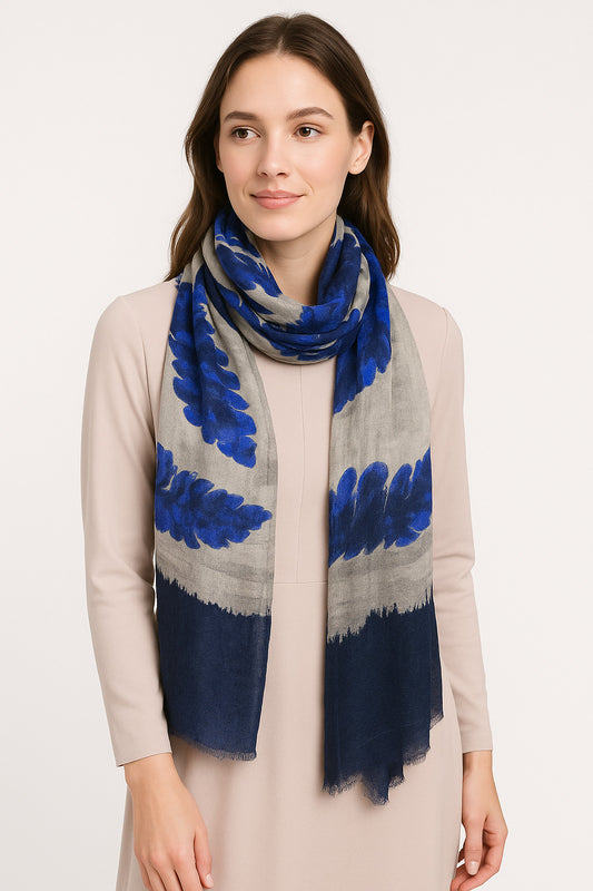 Womens Viscose Print Scarf Lightweight Wraps MV505