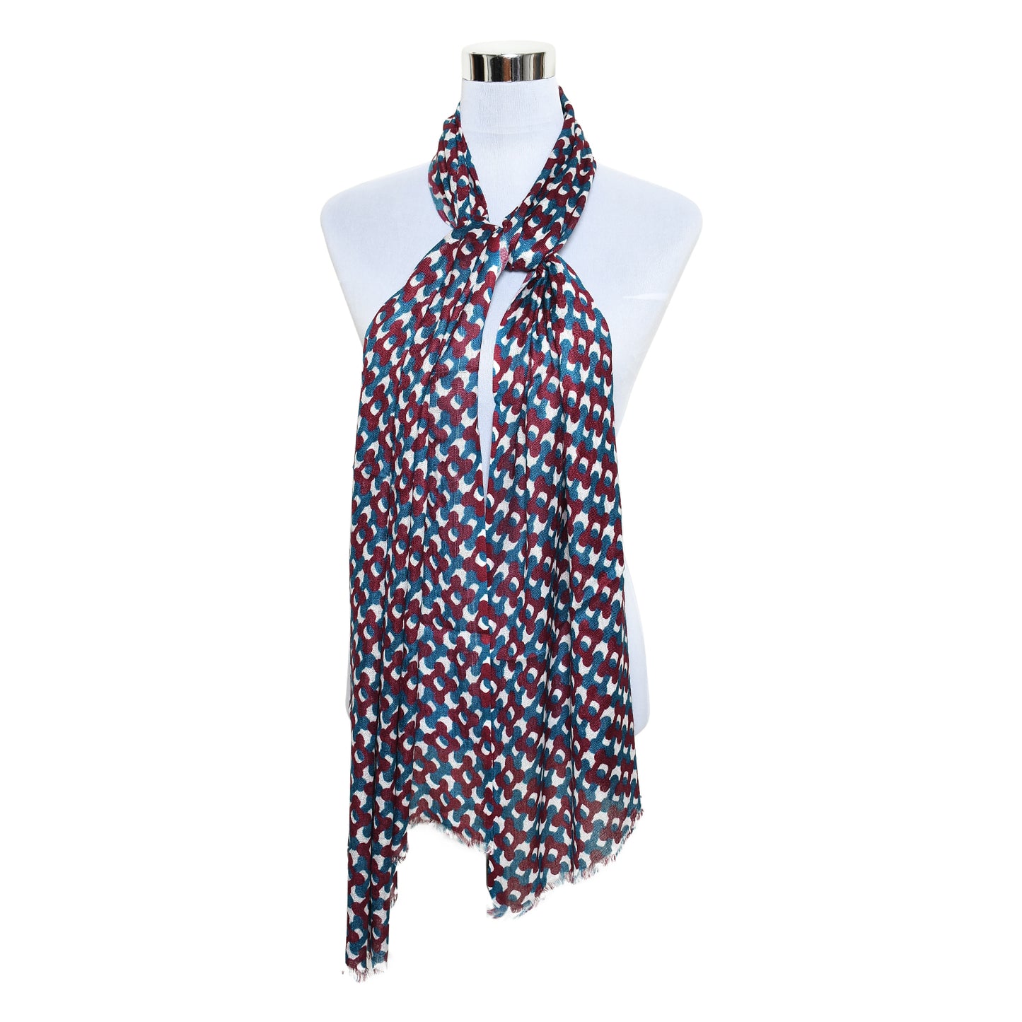 Womens Viscose Print Scarf Lightweight Wraps MV507