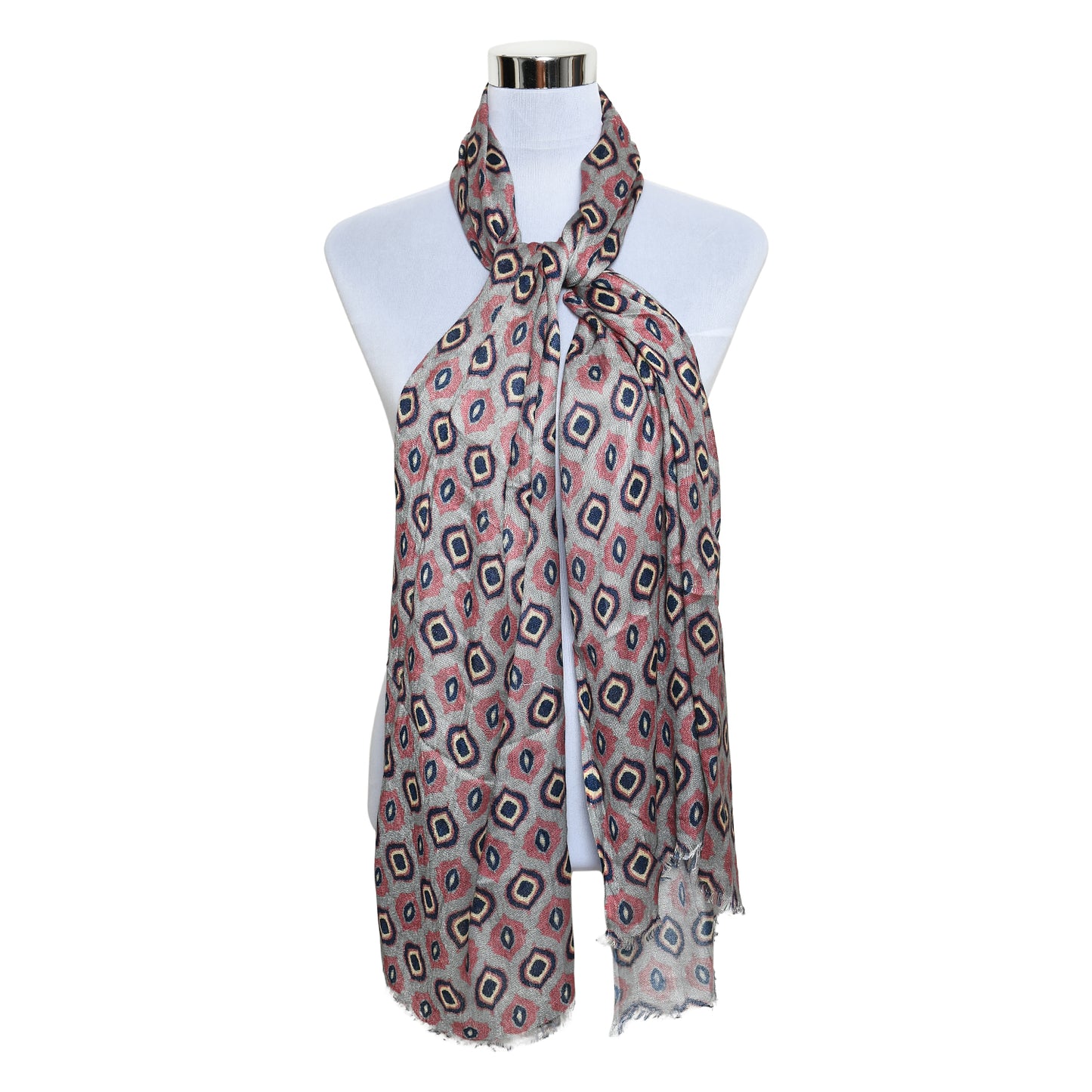 Womens Viscose Print Scarf Lightweight Wraps MV516
