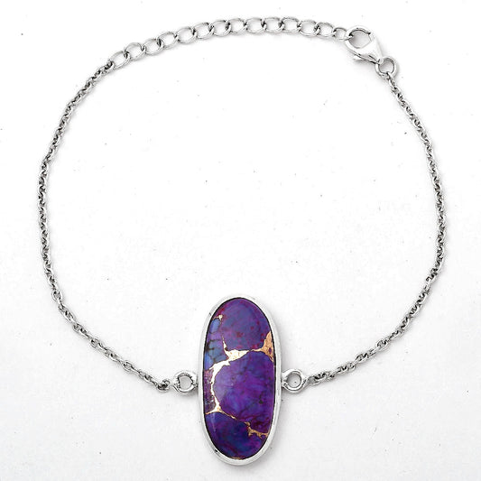 Copper Purple Turquoise - Arizona Bracelet B-1023 SDB2783