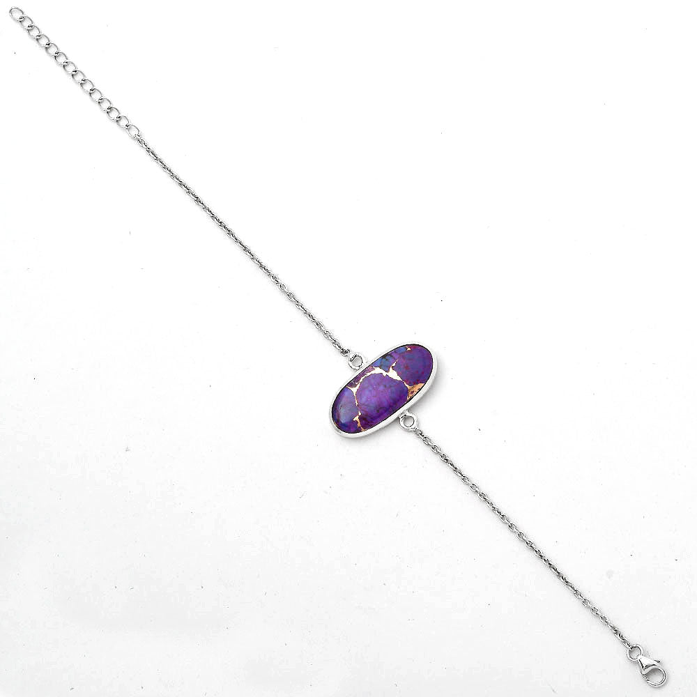 Copper Purple Turquoise - Arizona Bracelet B-1023 SDB2783