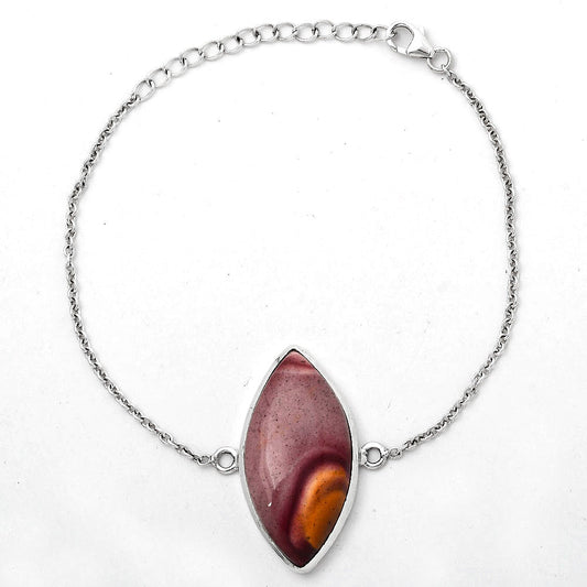 Natural Red Mookaite Bracelet B-1023 SDB2790