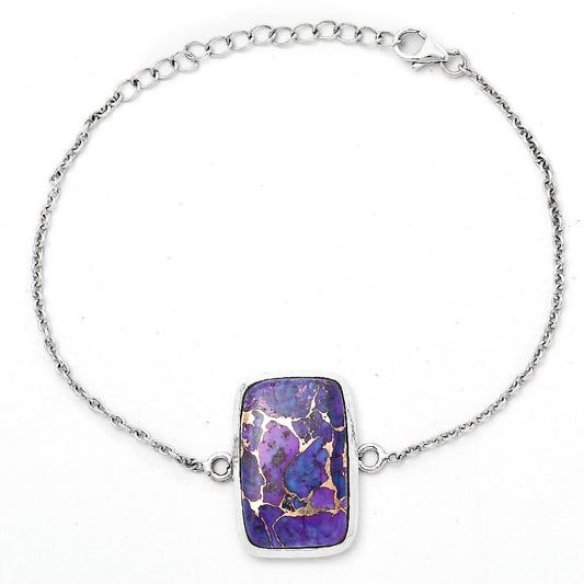 Copper Purple Turquoise - Arizona Bracelet B-1023 SDB3147