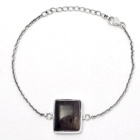 Natural Australian Lattice Sunstone Bracelet B-1023 SDB3389