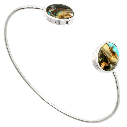 Copper Abalone Shell Cuff Bangle Bracelet B-1004 SDB4975