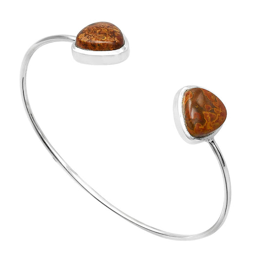 Rare Cady Mountain Agate Cuff Bangle Bracelet B-1004 SDB5083