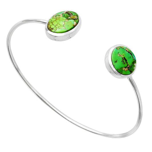 Copper Green Turquoise Cuff Bangle Bracelet B-1004 SDB5155