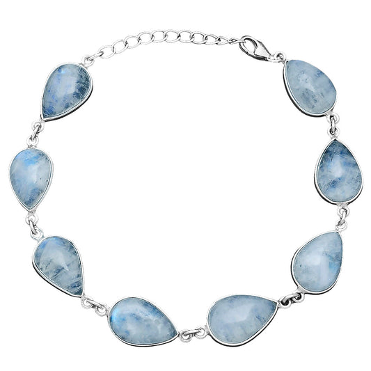 Natural Rainbow Moonstone - India Bracelet B-1001 SDB5225