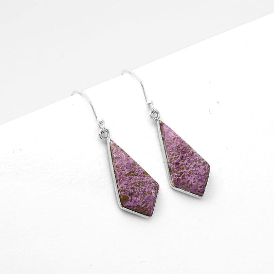 Natural Purpurite - South Africa Earrings E-1001 SDE50337