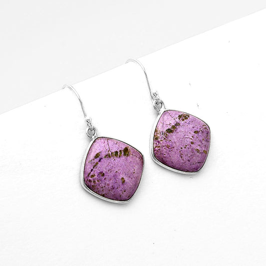 Natural Purpurite - South Africa Earrings E-1001 SDE50342