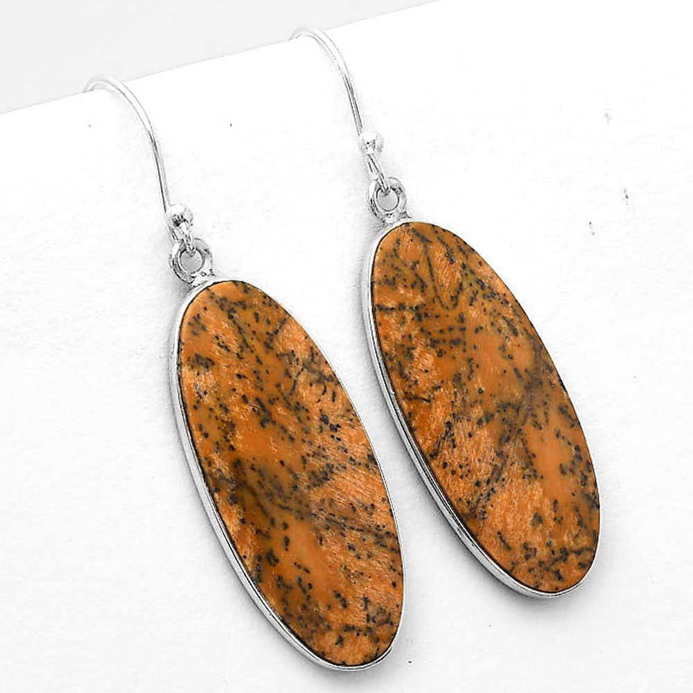 Natural Amethyst Sage Agate - Nevada Earrings E-1001 SDE50343