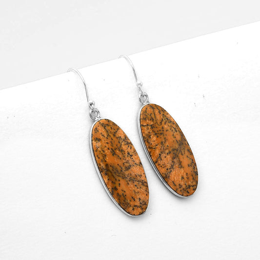 Natural Amethyst Sage Agate - Nevada Earrings E-1001 SDE50343