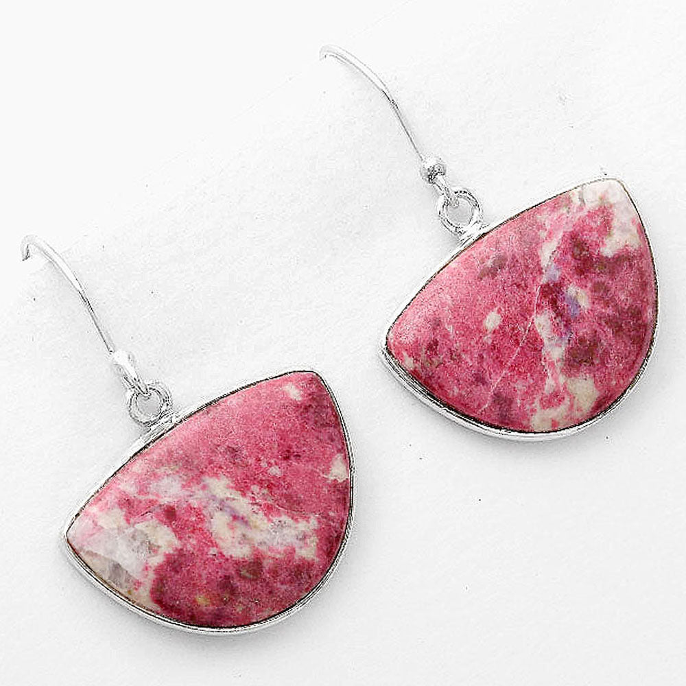 Natural Pink Thulite - Norway Earrings E-1001 SDE50644