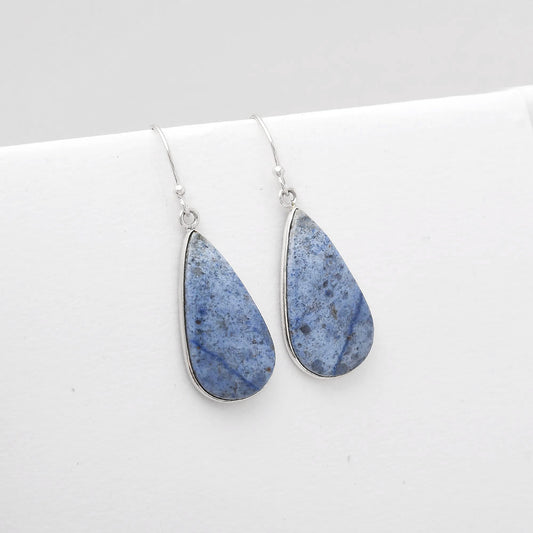 Natural Dumortierite Quartz Earrings E-1001 SDE50872