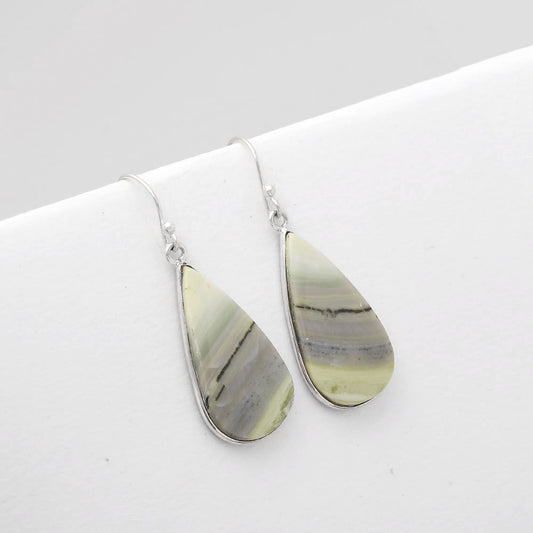 Natural Serpentine Earrings E-1001 SDE50876