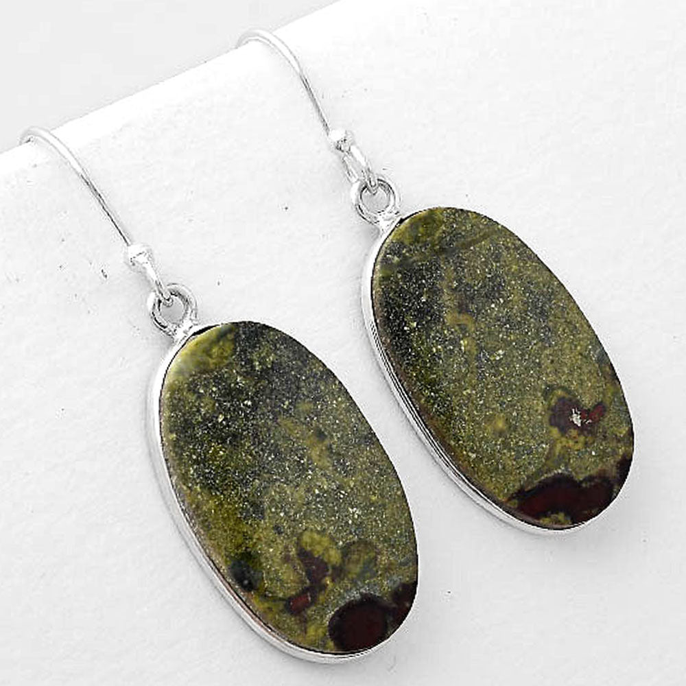 Dragon Blood Stone - South Africa Earrings E-1001 SDE51002