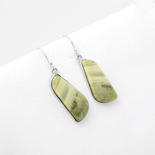 Natural Serpentine Earrings E-1001 SDE51019