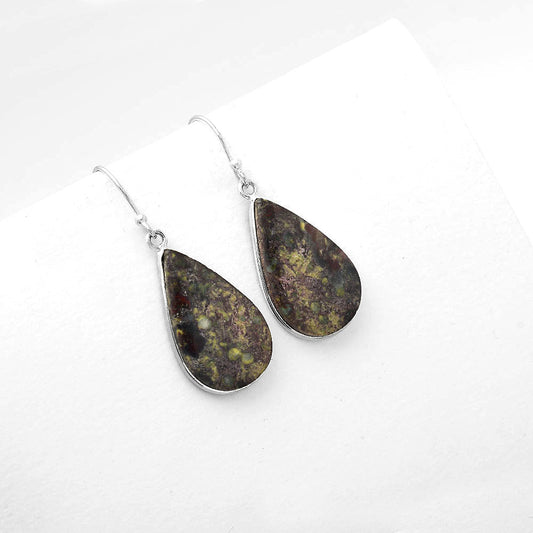 Dragon Blood Stone - South Africa Earrings E-1001 SDE51044