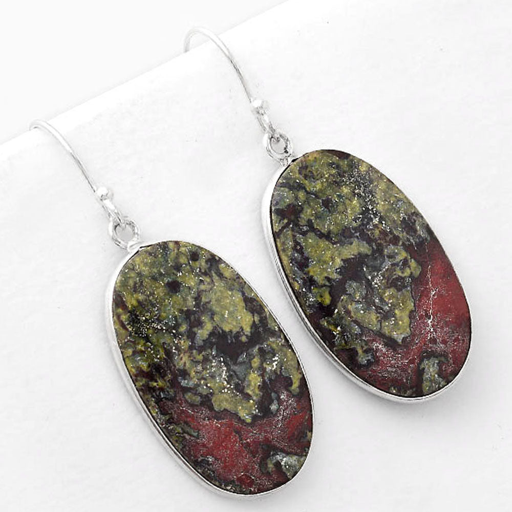 Dragon Blood Stone - South Africa Earrings E-1001 SDE51074
