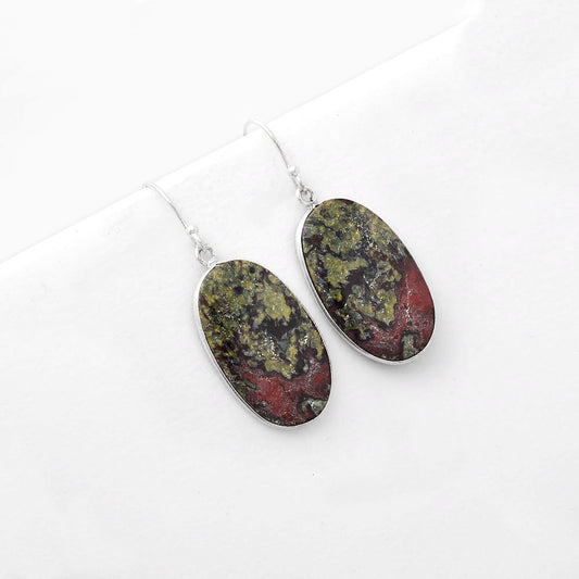 Dragon Blood Stone - South Africa Earrings E-1001 SDE51074