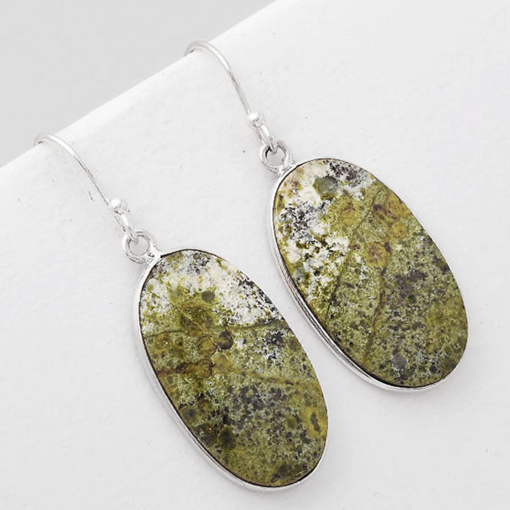 Dragon Blood Stone - South Africa Earrings E-1001 SDE51092