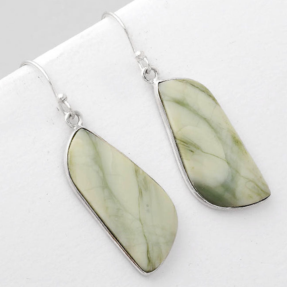 Natural Serpentine Earrings E-1001 SDE51099