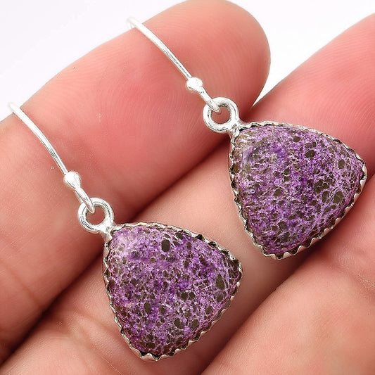 Natural Purpurite - South Africa Earrings E-1113 SDE52775