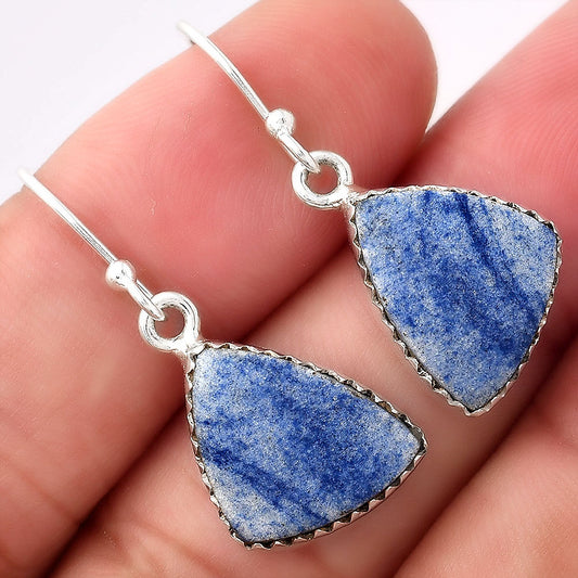 Natural Dumortierite Quartz Earrings E-1113 SDE52812