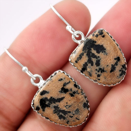 Natural Russian Honey Dendrite Opal Earrings E-1113 SDE52815