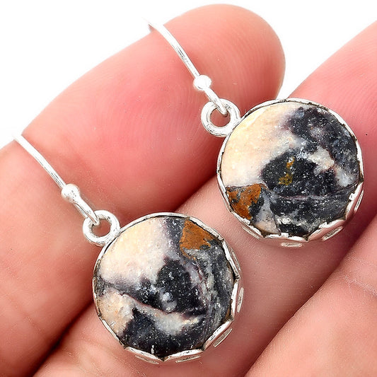 Natural Indian Blanket Jasper Earrings E-1113 SDE52865