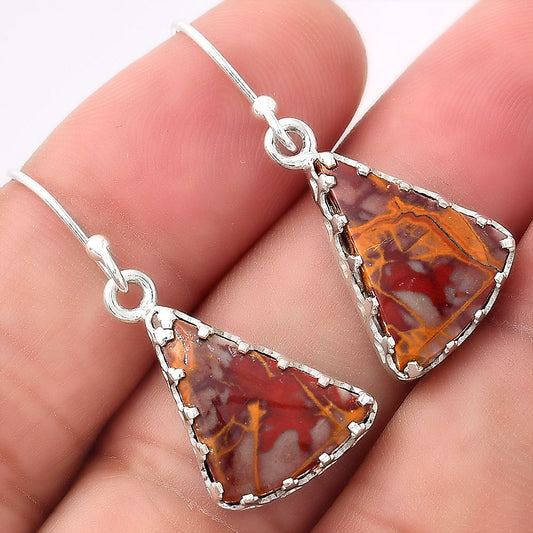 Natural Noreena Jasper Earrings E-1113 SDE52892