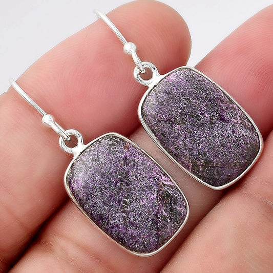 Natural Purpurite - South Africa Earrings E-1001 SDE53200
