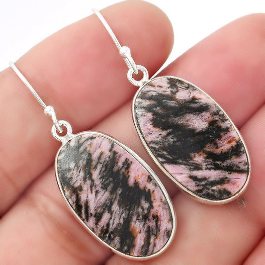 Natural Rhodonite Earrings E-1001 SDE53502