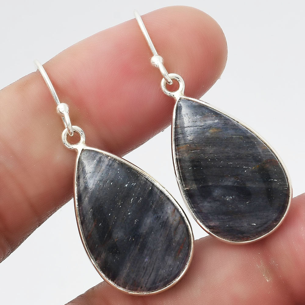 Natural Purple Aventurine Earrings E-1001 SDE54796