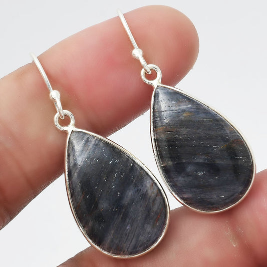 Natural Purple Aventurine Earrings E-1001 SDE54796