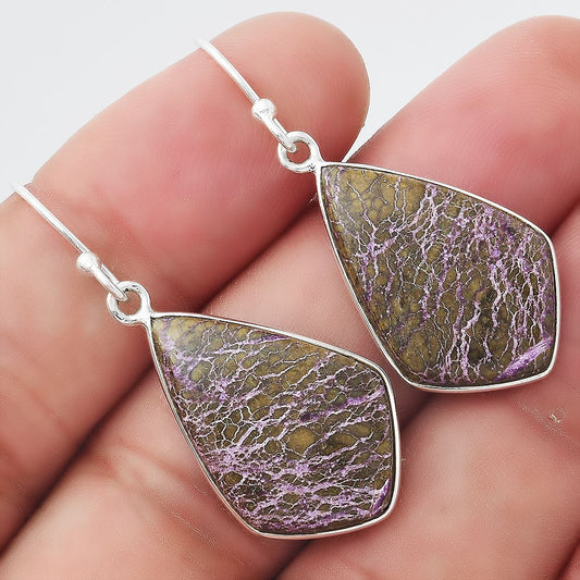 Natural Purpurite - South Africa Earrings E-1001 SDE55110