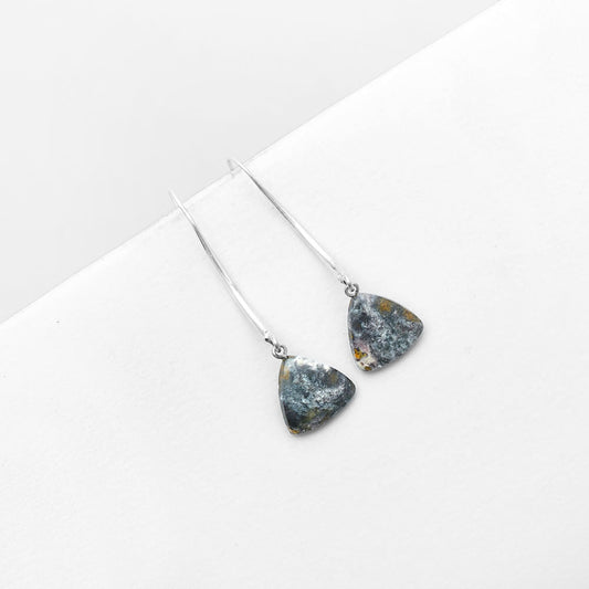 Natural Indian Blanket Jasper Earrings E-1095 SDE55616