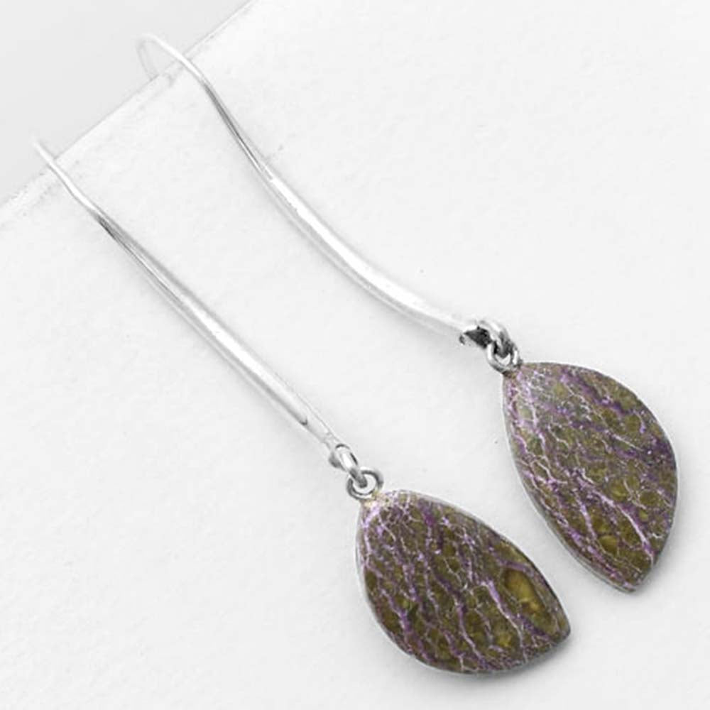 Natural Purpurite - South Africa Earrings E-1095 SDE55622