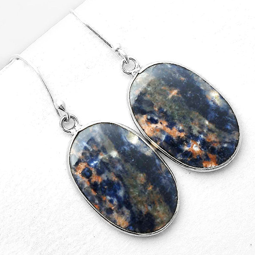 Natural Sodalite Earrings E-1001 SDE56135