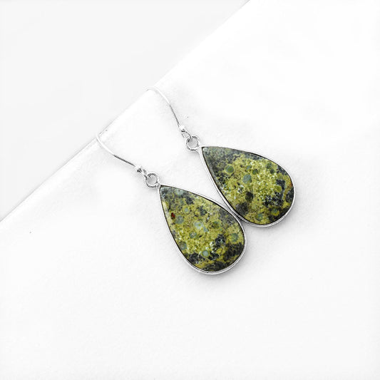 Dragon Blood Stone - South Africa Earrings E-1001 SDE56174