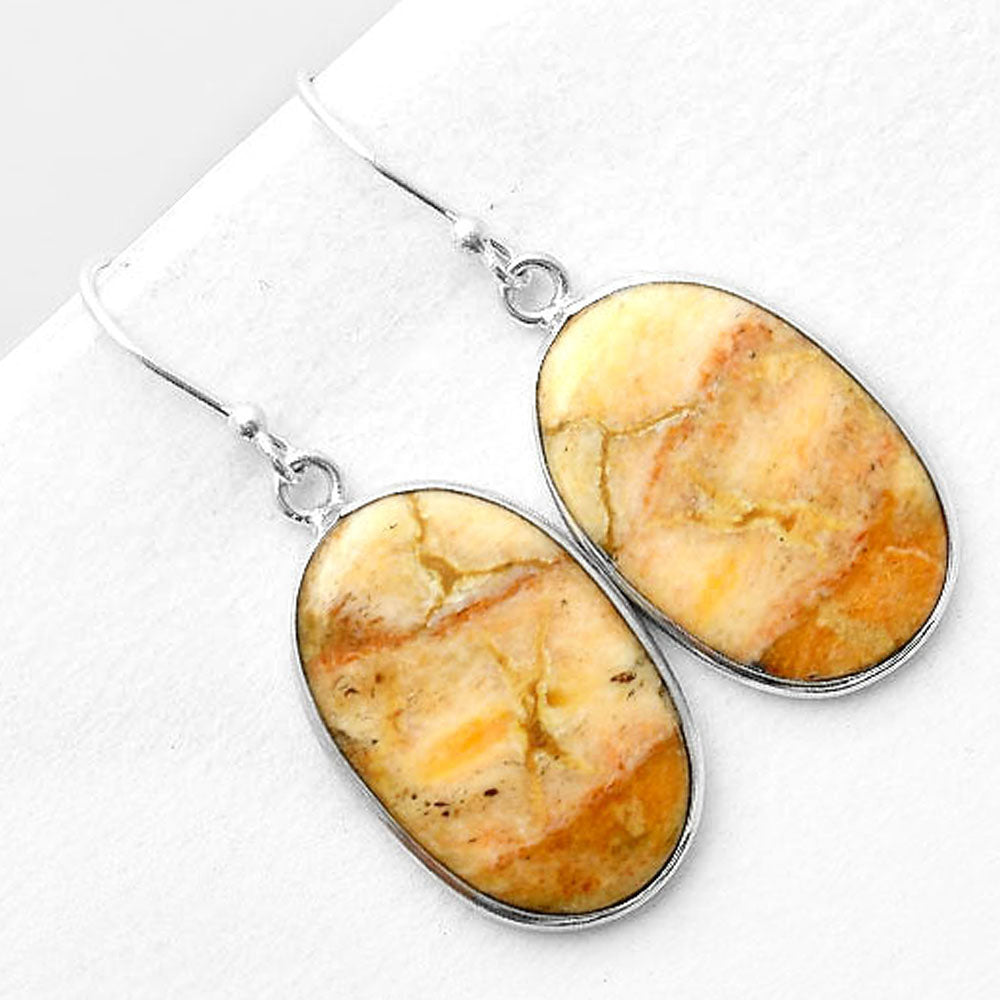Natural Coral Jasper Earrings E-1001 SDE56368