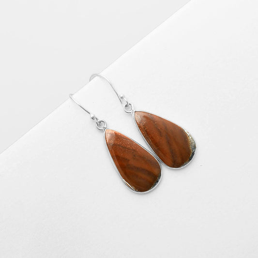 Natural Tabu Jasper Earrings E-1001 SDE57266