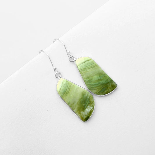 Natural Serpentine Earrings E-1001 SDE57398