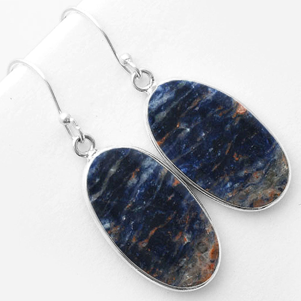 Natural Sodalite Earrings E-1001 SDE57494