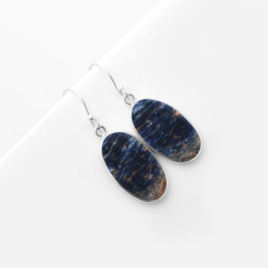 Natural Sodalite Earrings E-1001 SDE57494