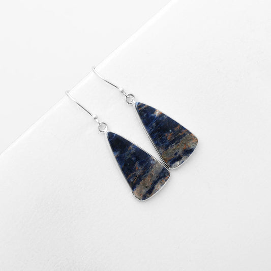 Natural Sodalite Earrings E-1001 SDE57522
