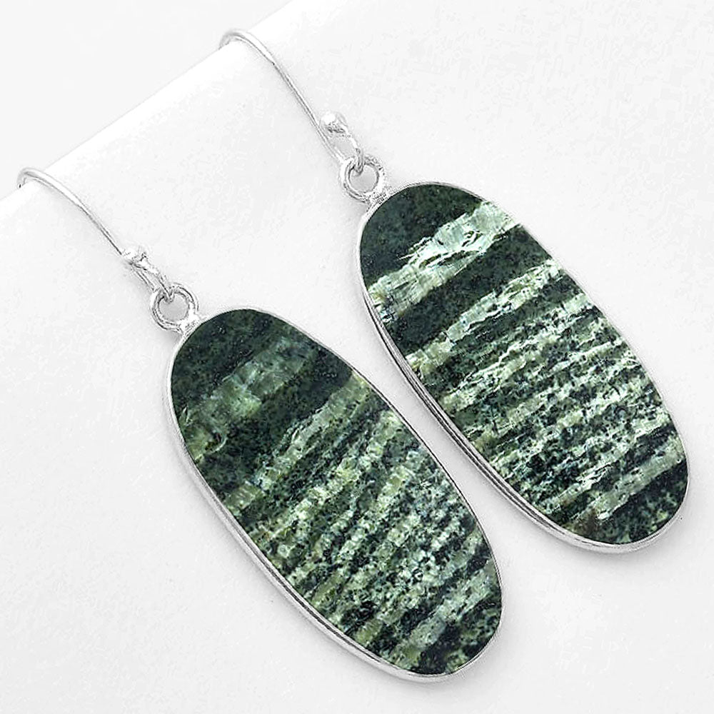 Natural Chrysotile Earrings E-1001 SDE57697