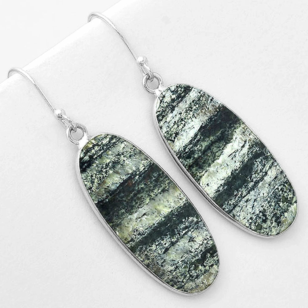 Natural Chrysotile Earrings E-1001 SDE57717